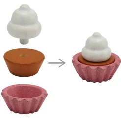 Cupcake Wooden Play Set by PlanToys