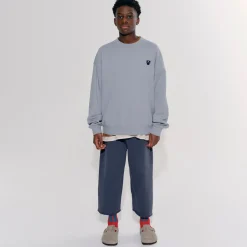 Cut Off Sweats in Dark Shadow by Main Story - Last Ones In Stock - 2-4 Years