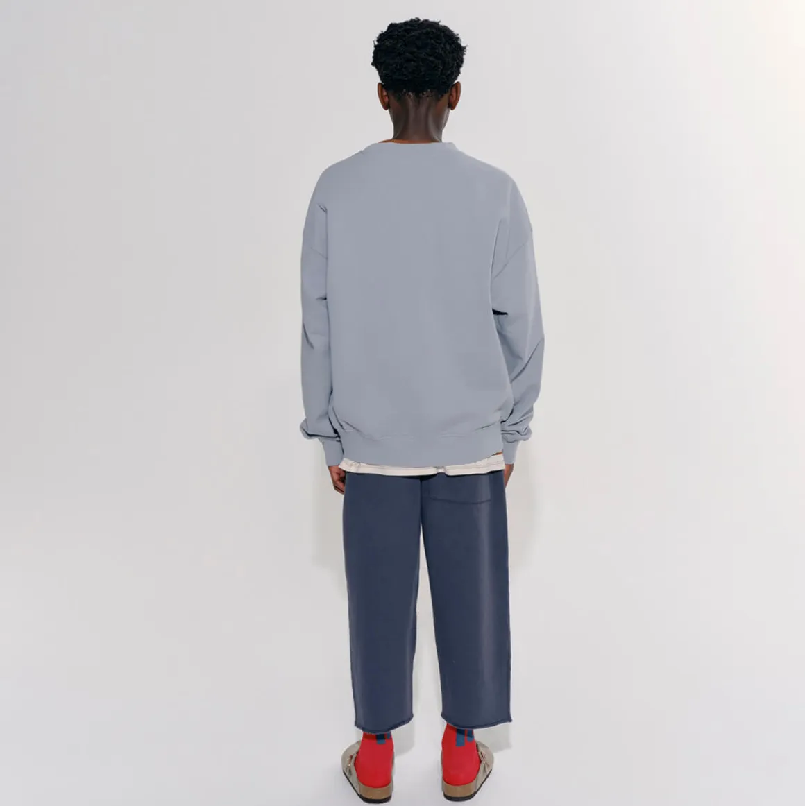 Cut Off Sweats in Dark Shadow by Main Story - Last Ones In Stock - 2-4 Years