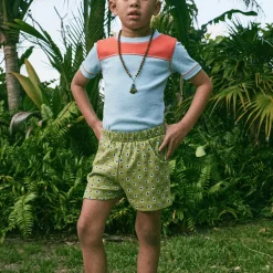 Cycling Short in Camper Puff Star by Misha & Puff - Last Ones In Stock - 4-6 Years