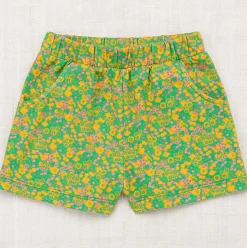 Cycling Short in Clover Tisbury Garden by Misha & Puff - Last Ones In Stock - 4-6 Years