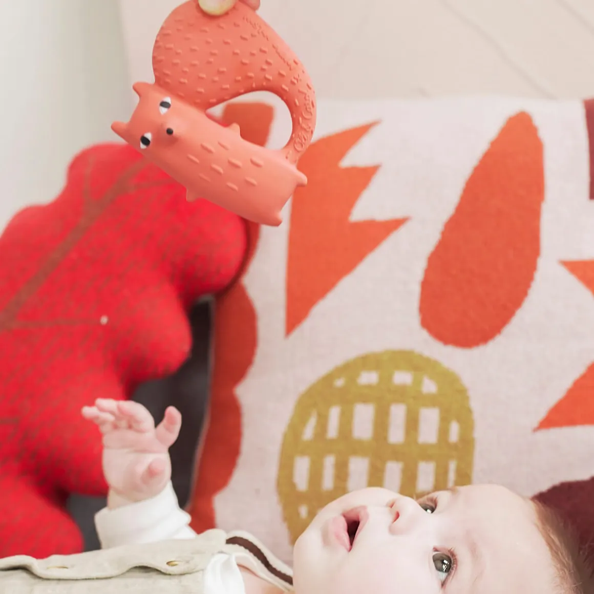 Cyril Squirrel Fox Teether by Oli & Carol x Donna Wilson