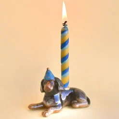 Dachshund Ceramic Cake Topper by Camp Hollow