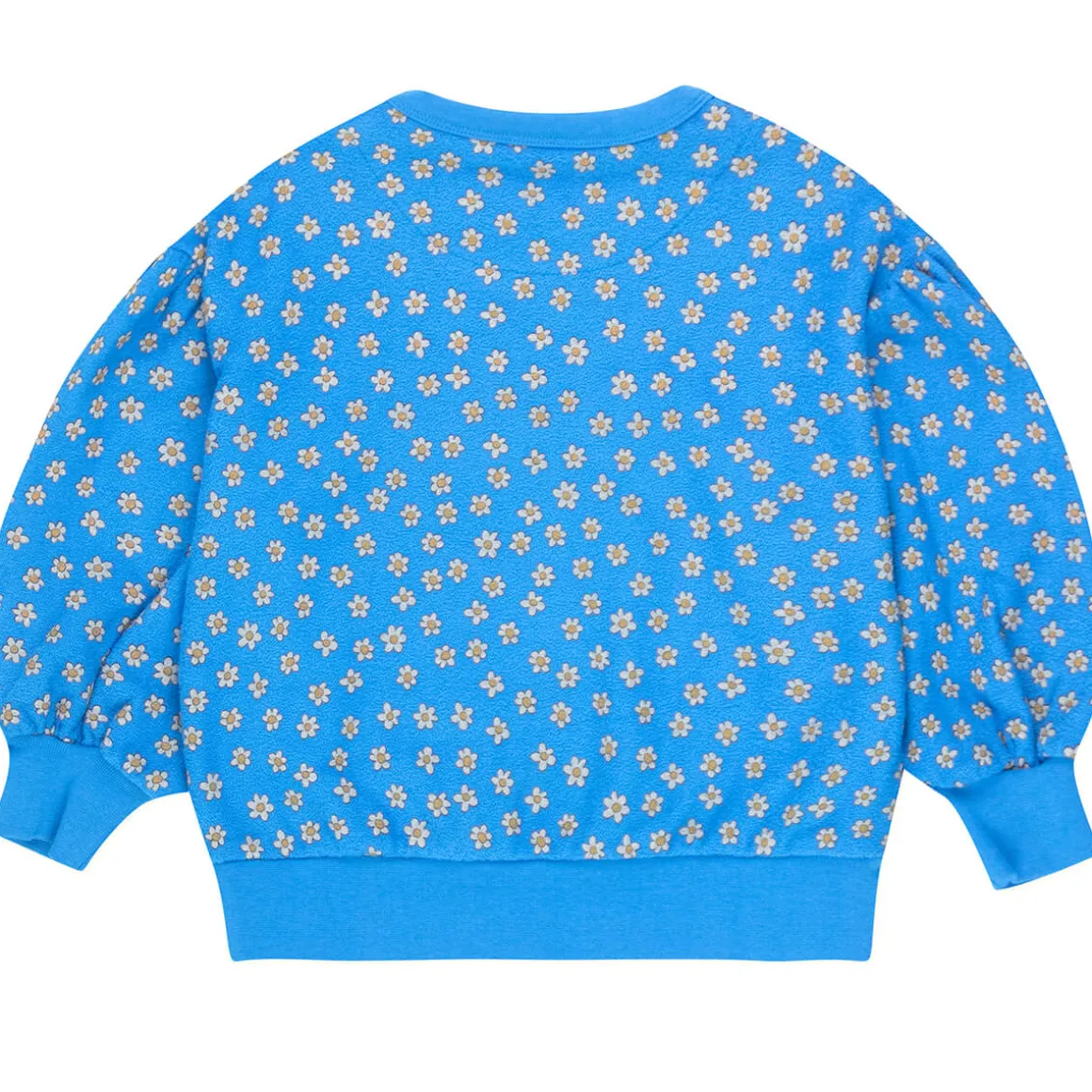 Daisies Sweatshirt in Blue by Tinycottons