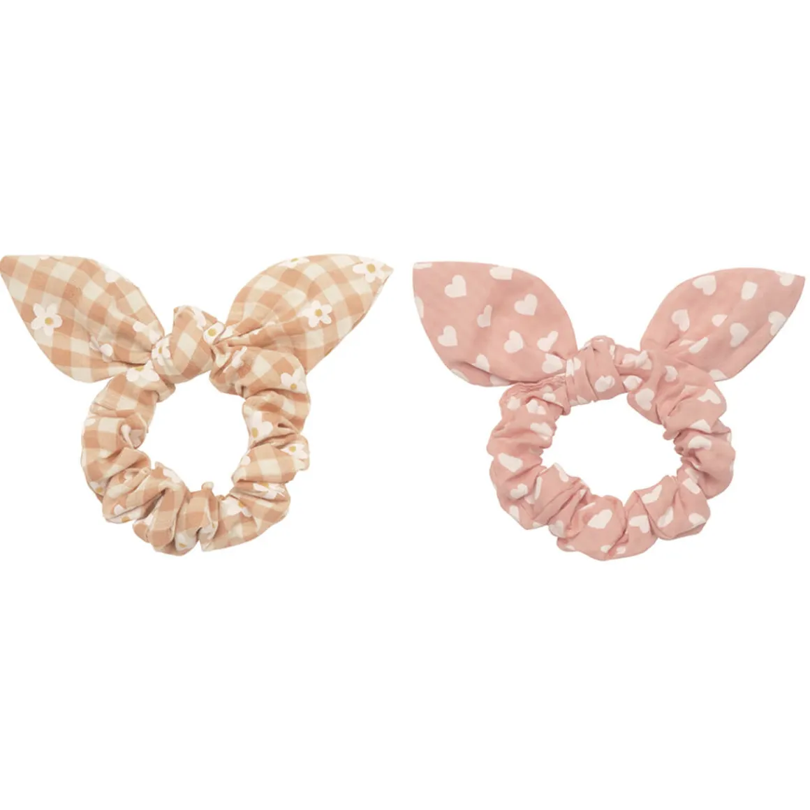 Daisy Gingham Bunny Ears Scrunchies by Rockahula