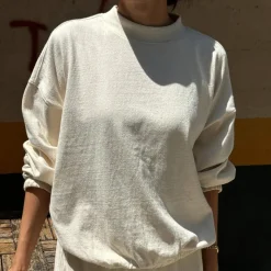 Daisy Long Sleeve Top in Natural by Le Bon Shoppe
