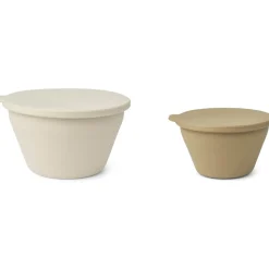 Dale Foldable Bowl Set in Sandy / Oat by Liewood