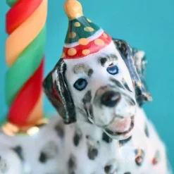 Dalmatian Ceramic Cake Topper by Camp Hollow