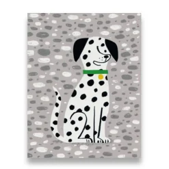 Dalmatian Mini Greetings Card by Lisa Jones Studio