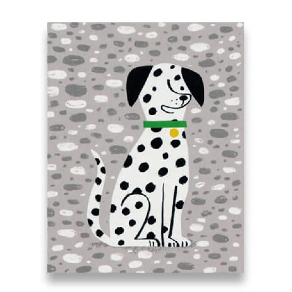 Dalmatian Mini Greetings Card by Lisa Jones Studio