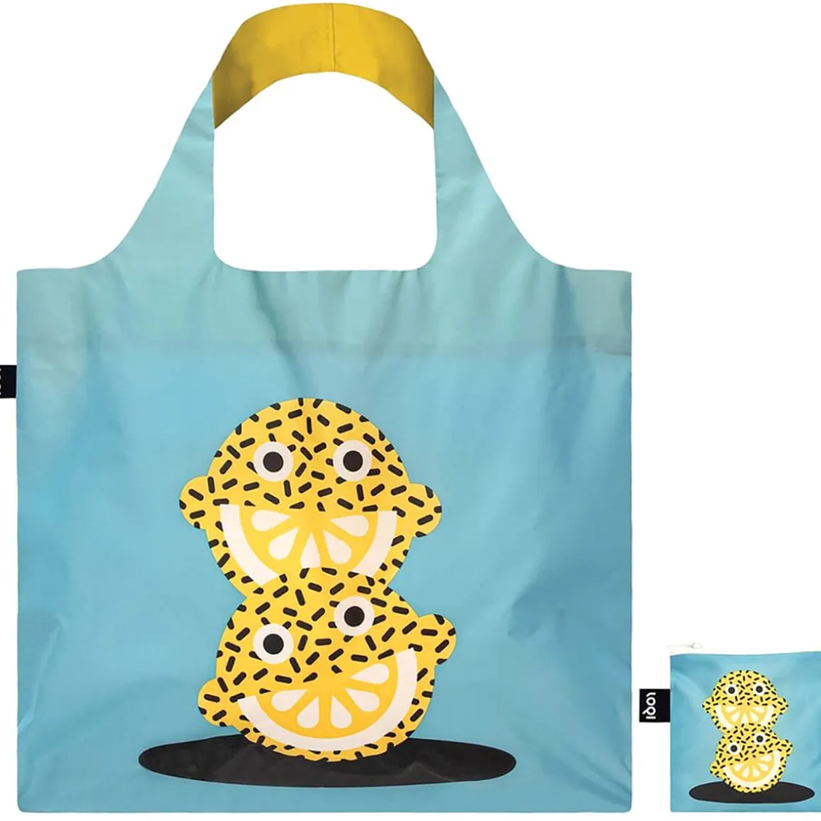 Daniel Ramirez Perez Lemons Recycled Shopping Bag by Loqi