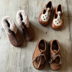 Dani Lace Up Shoes in Brown Suede by PèPè