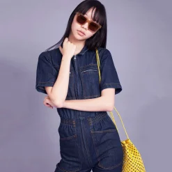 Danny Boilersuit in Raw Denim by L.F.Markey - Last One In Stock - UK 14