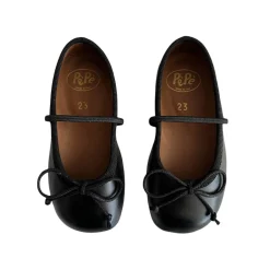 Darlyn Ballet Slippers in Black by PèPè