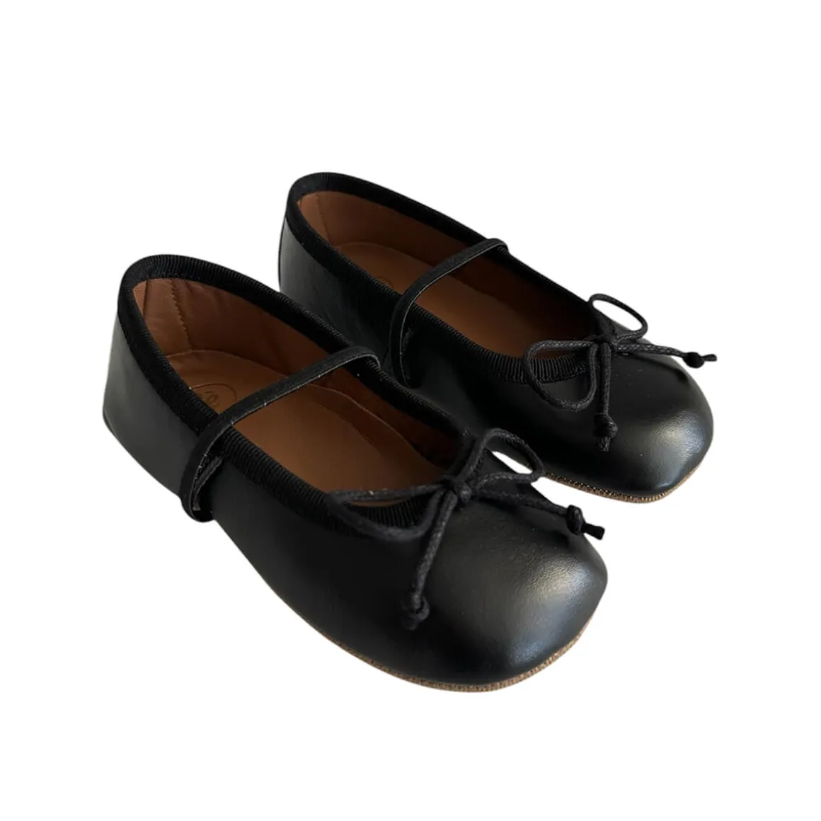 Darlyn Ballet Slippers in Black by PèPè