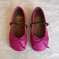 Darlyn Ballet Slippers in Raspberry Pink by PèPè