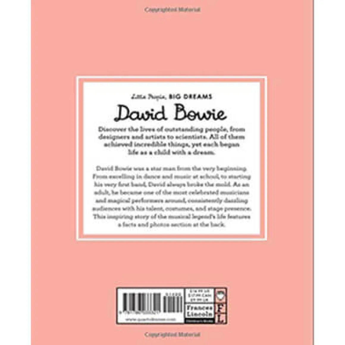 David Bowie (Little People Big Dreams) by Maria Isabel Sanchez Vegara & Ana Albero