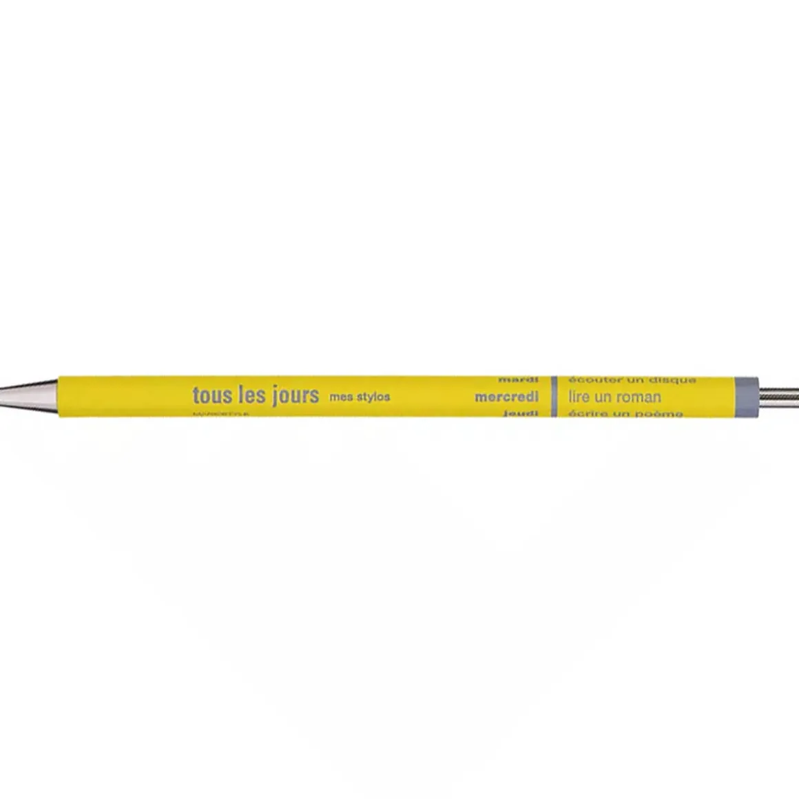 Days Ballpoint Pen in Yellow by Marks Inc.