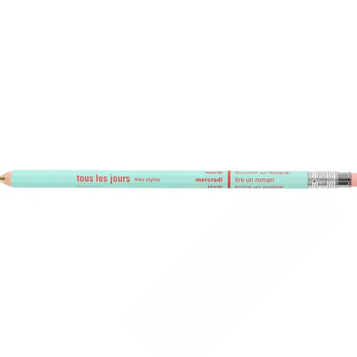 Days Mechanical Pencil With Eraser in Light Mint by Marks Inc.