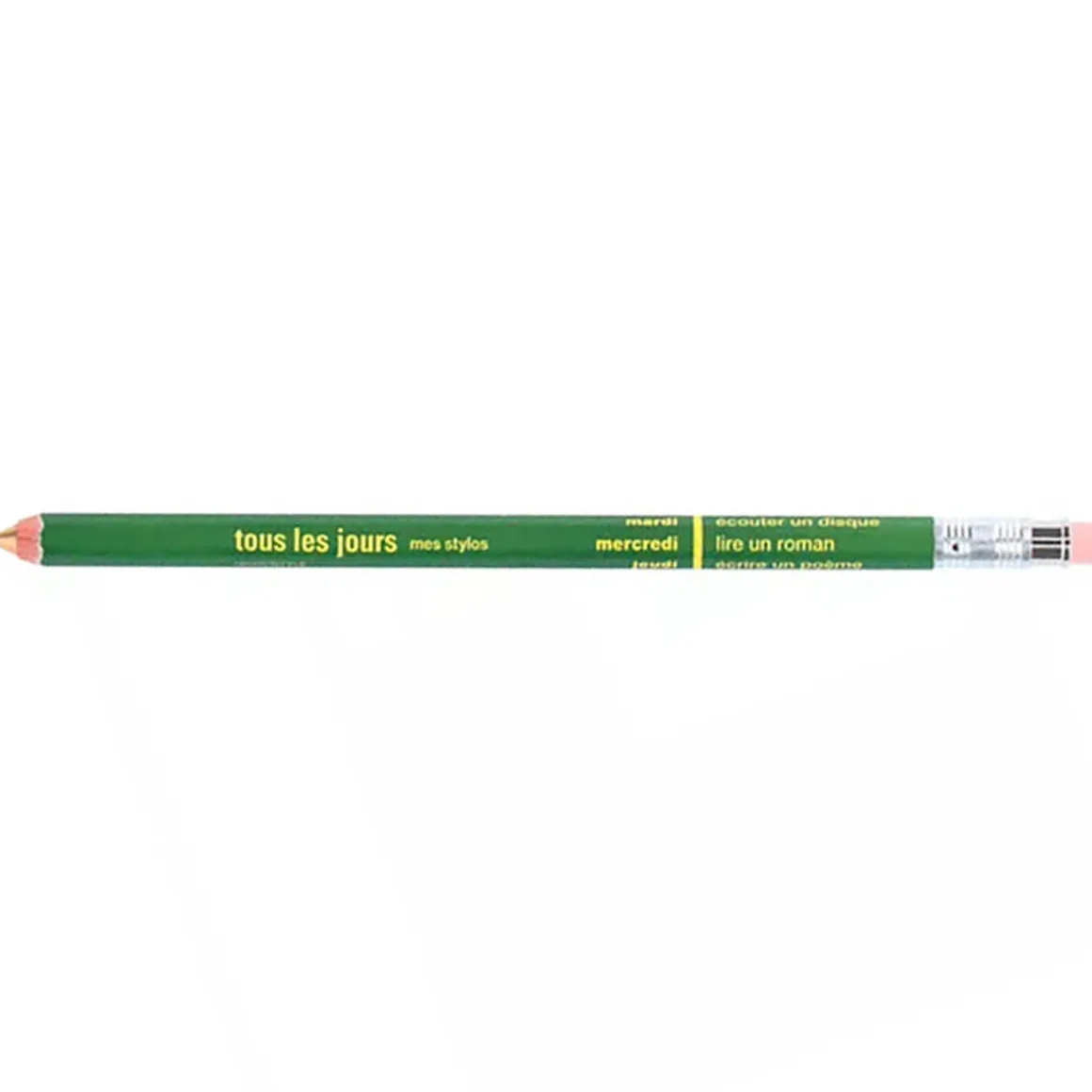 Days Mechanical Pencil With Eraser in Olive by Marks Inc.
