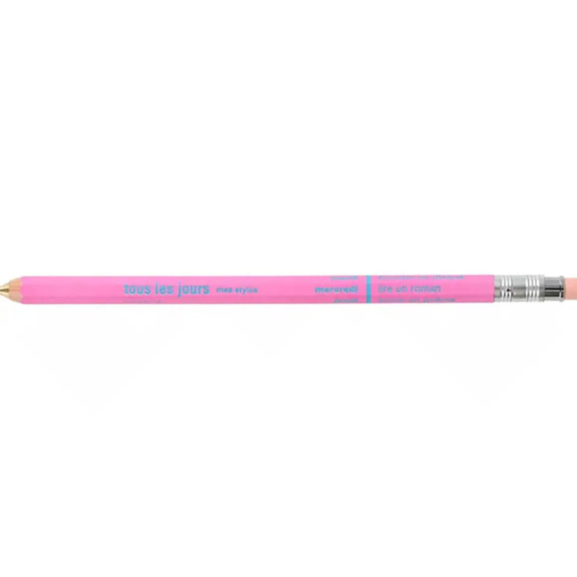 Days Mechanical Pencil With Eraser in Vivid Pink by Marks Inc.