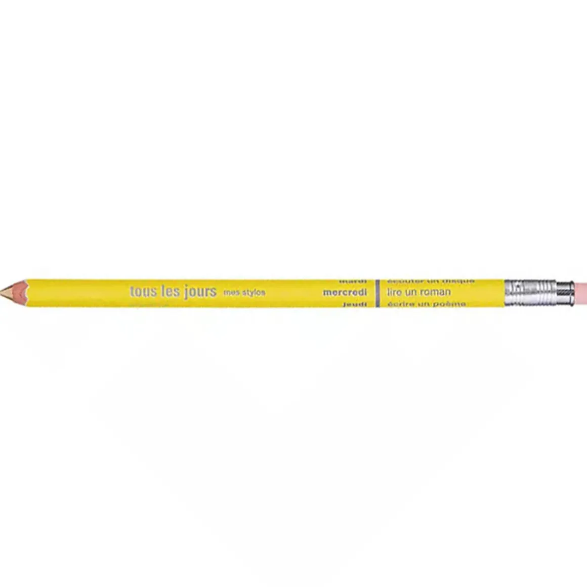 Days Mechanical Pencil With Eraser in Yellow by Marks Inc.