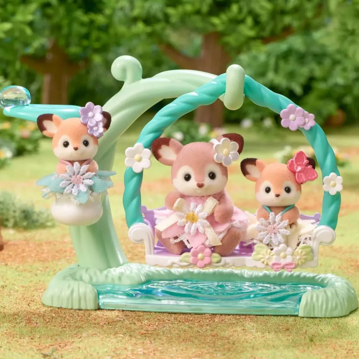 Deer Babies Floral Swing Set by Sylvanian Families