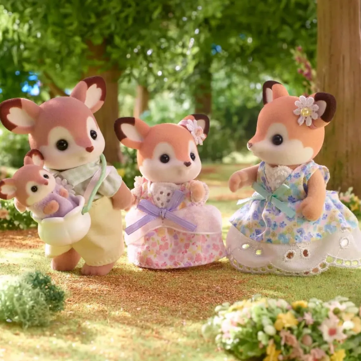 Deer Family by Sylvanian Families