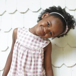 Delilah Dress in Gingham Print / Zinnia by Soor Ploom