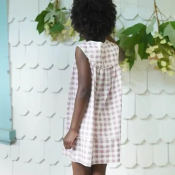 Delilah Dress in Gingham Print / Zinnia by Soor Ploom
