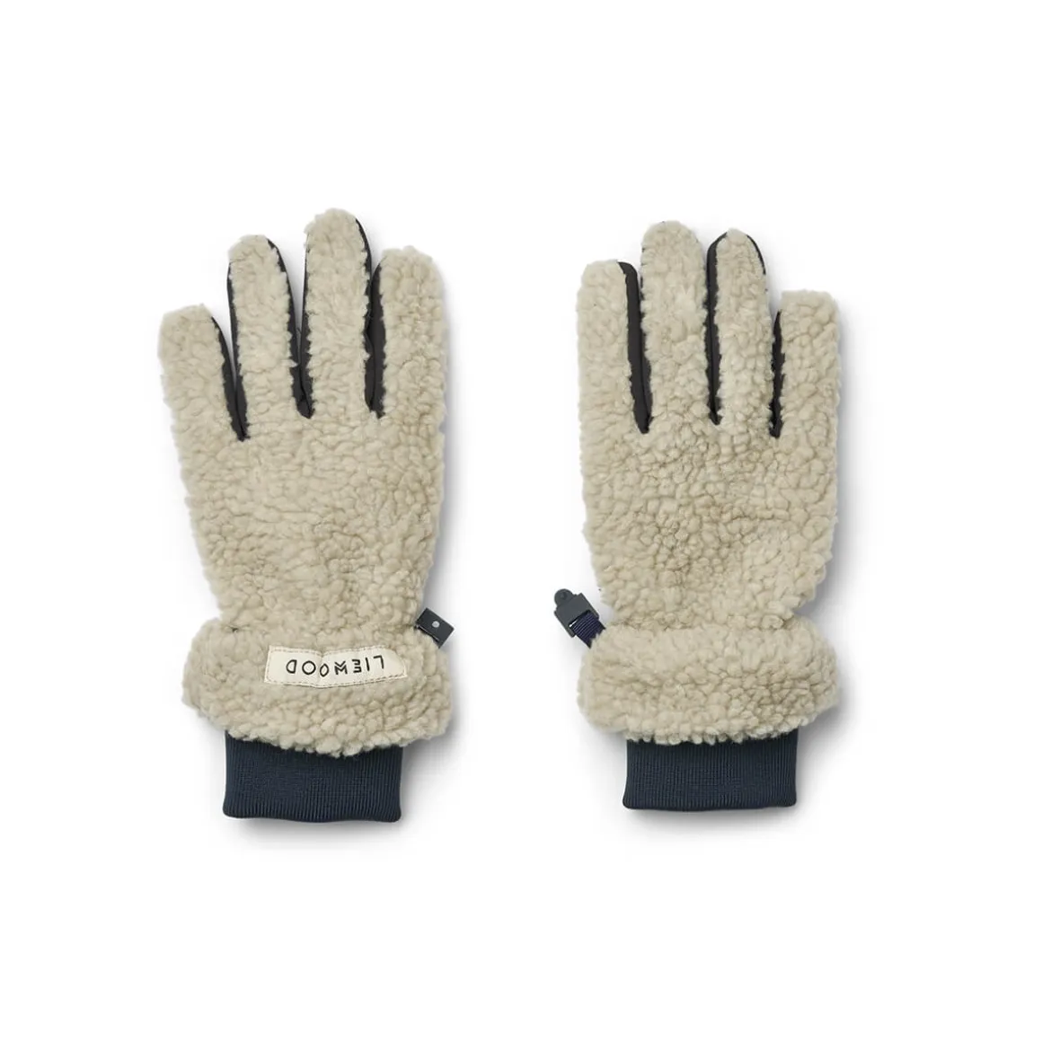 Demi Pile Gloves in Mist / Classic Navy by Liewood