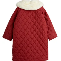 Diamond Quilted Coat in Brown by Mini Rodini