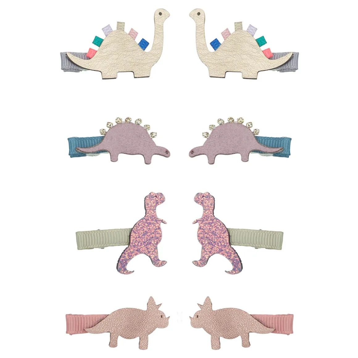 Dino Mini Hair Clips by Mimi & Lula