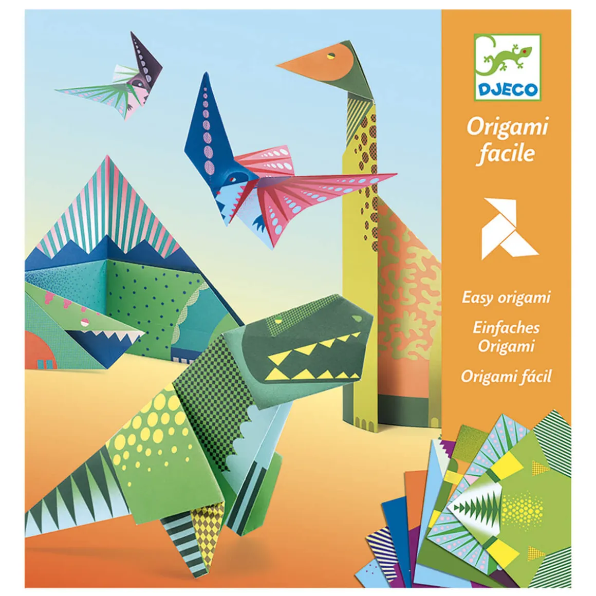 Dinosaurs Easy Origami Craft Kit by Djeco