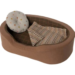 Dog Basket in Brown by Maileg