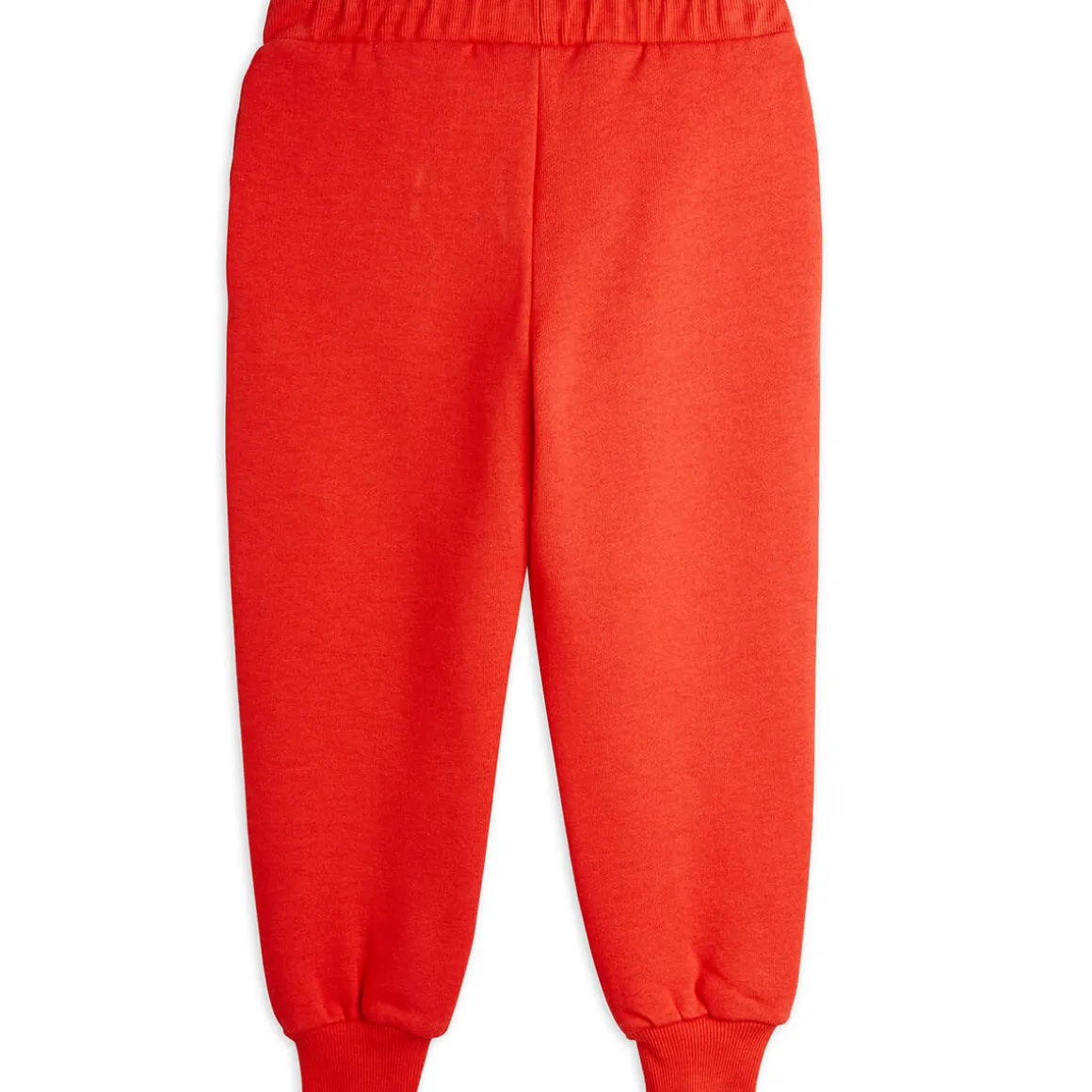Dog Embroidered Sweatpants in Red by Mini Rodini
