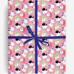 Doggies Gift Wrap By Carolyn Suzuki for 1973