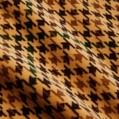 Dog Houndstooth AOP Velour Trousers by Mini Rodini - Last One In Stock - 80/86 (12-18 Months)