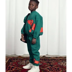 Dog Sweatpants in Green by Mini Rodini