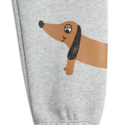 Dog Sweatpants in Grey Melange by Mini Rodini