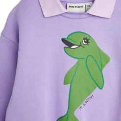 Dolphin Collar Sweatshirt by Mini Rodini - Last One In Stock - 80/86 (12-18 Months)