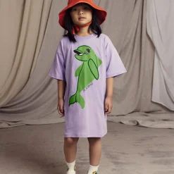 Dolphin Short Sleeve Dress by Mini Rodini