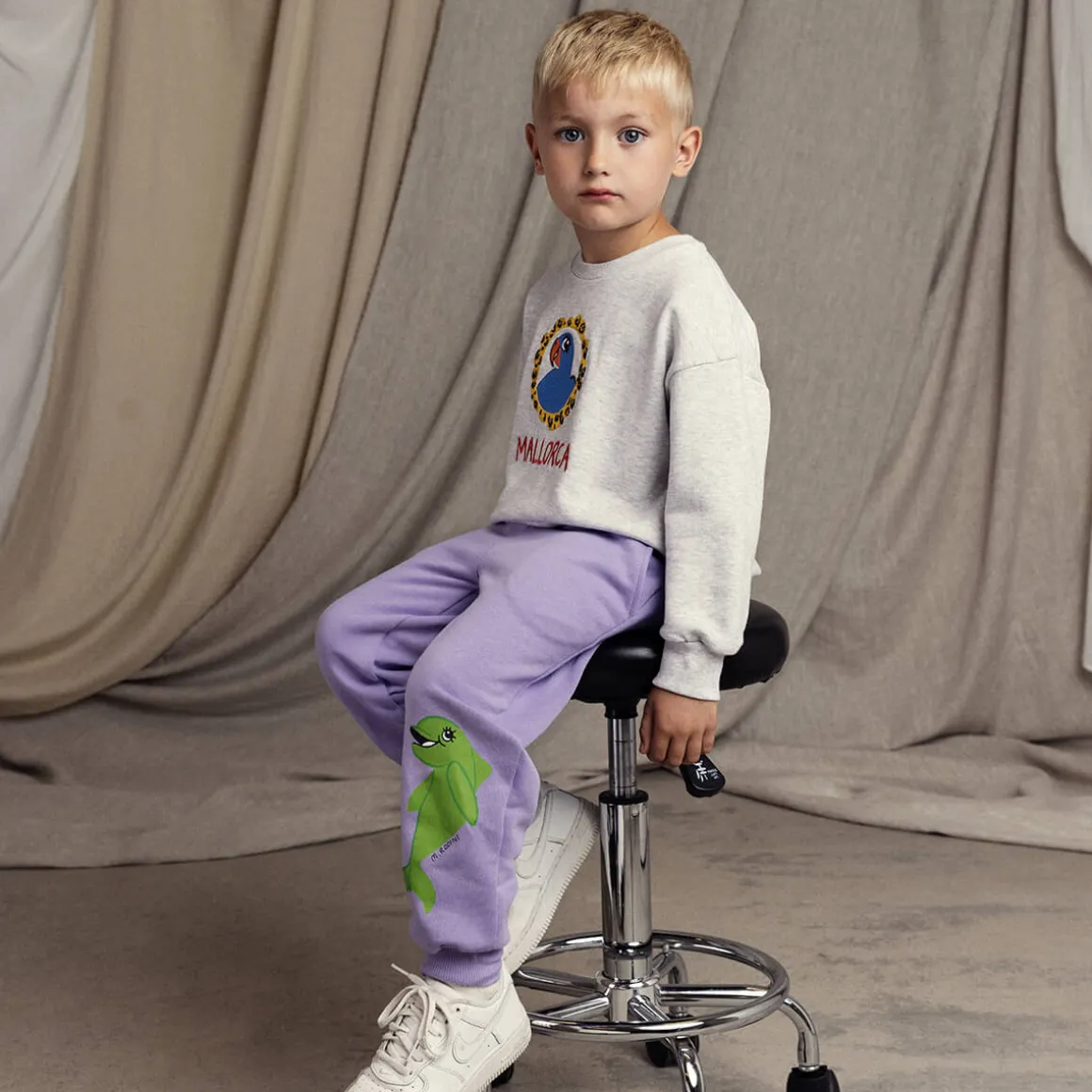 Dolphin Sweatpants by Mini Rodini - Last One In Stock - 80/86 (12-18 Months)