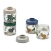 Dominique Baby Food Boxes in Dinosaurs / Mist (4 Pack) by Liewood