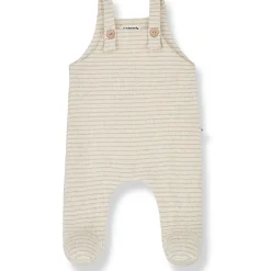 Dominique Overall with Feet in Ecru by 1+ in the Family - Last One In Stock - 12 Months