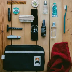 Dopp Pack Toiletry Bag in Black by YKRA