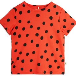Dots AOP T Shirt in Red by Mini Rodini