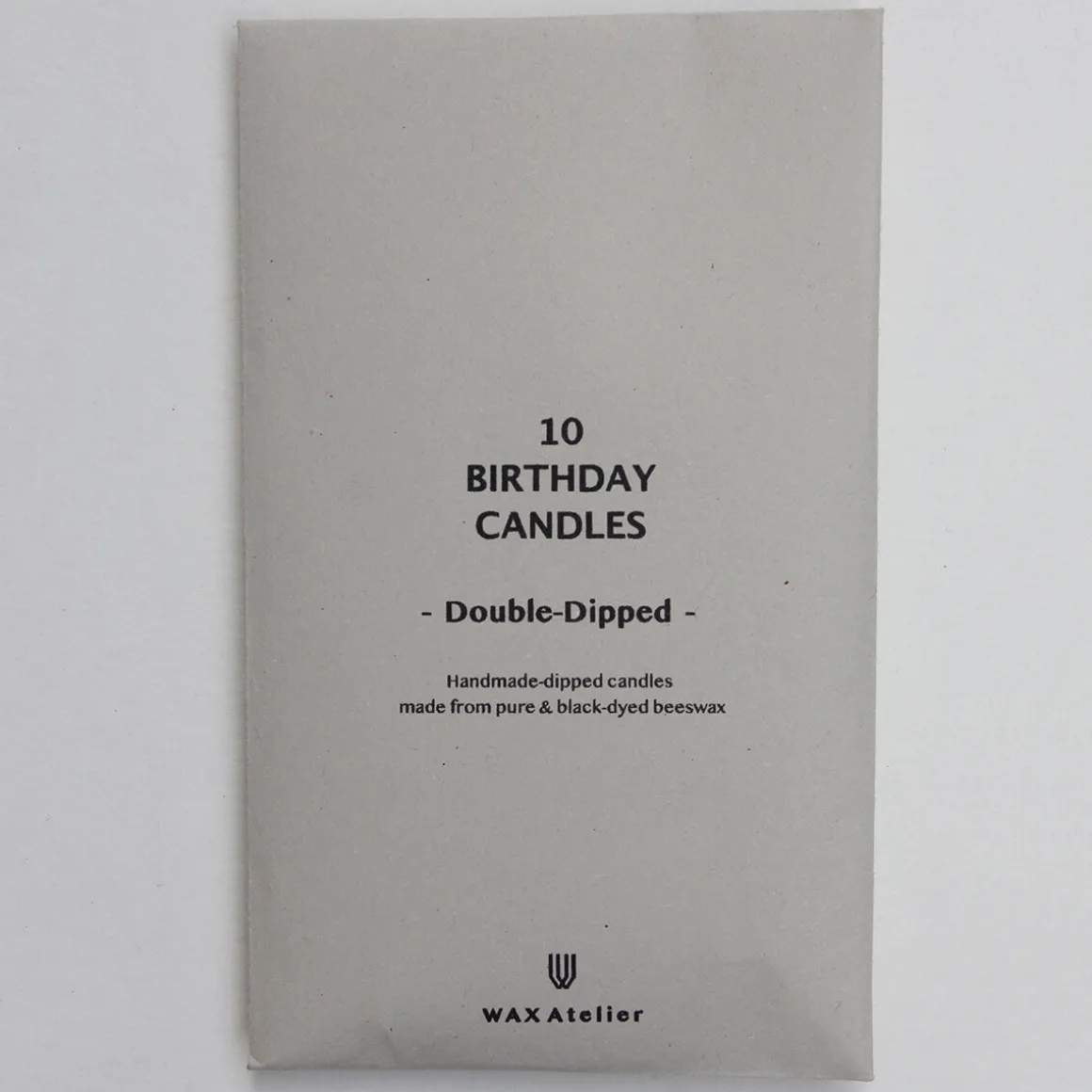 10 Double-Dipped Birthday Candles by Wax Atelier