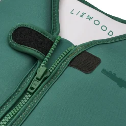 Dove Crocodile Swim Vest in Garden Green by Liewood