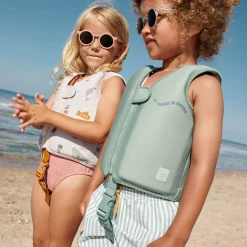 Dove Swim Vest in It Comes In Waves / Peppermint by Liewood